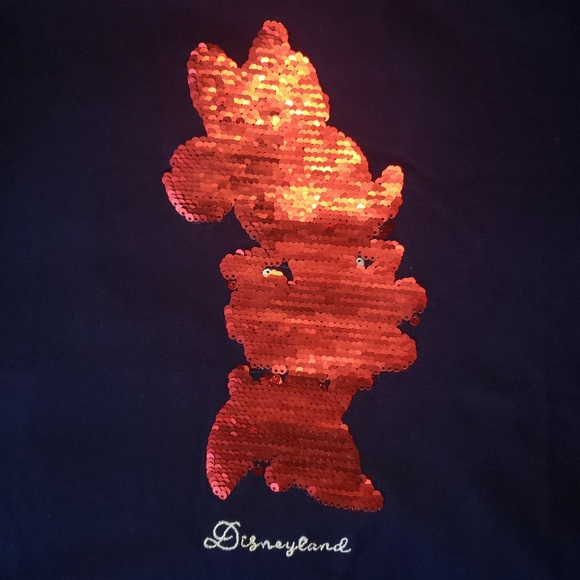 SEQUIN Disney Parks tshirt Minnie Mouse 9-10 - Picture 8 of 8